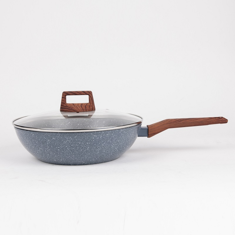 High Quality Big Non Stick Cast Auminum Kitchen Set Cooking Pots Casserole Cookware Frying Wok Pan