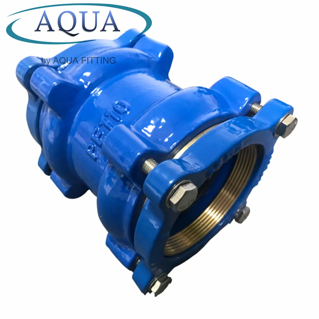 Restained PE Coupling for PE Pipe with Brass Grip