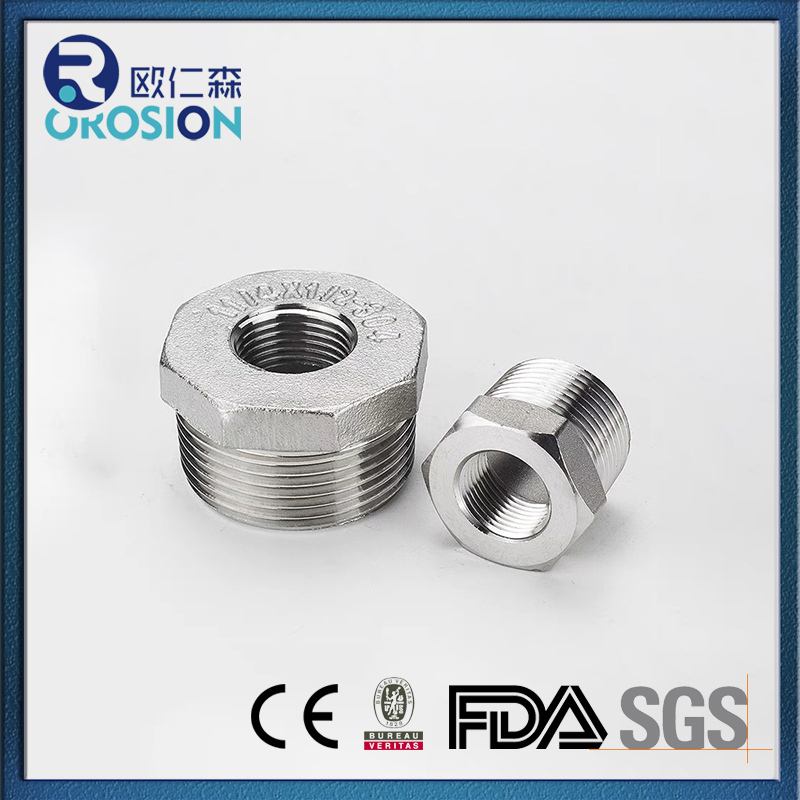 Durable 304/316L Stainless Steel Bushings for Heavy-Duty Use