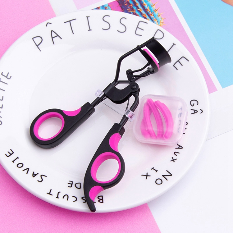1PC Black Purple Frosted Handle Eyelashes Clip Curl Eye Lash Cosmetic Beauty Makeup Fake Eyelash Curler