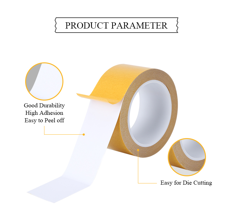 Tesa 4970 Alternative Double Sided White PVC Adhesive Tape (BY6970)