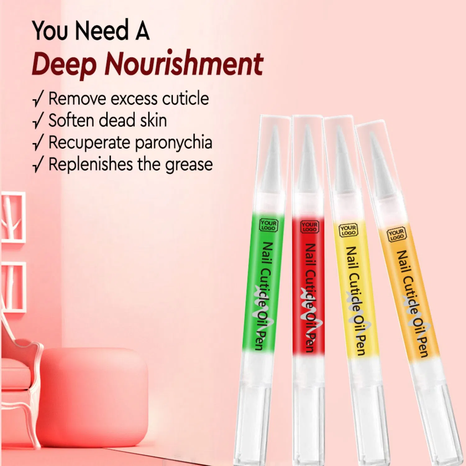 OEM ODM Private Label Nail Cuticle Oils Nail Nutrition Oil Pen