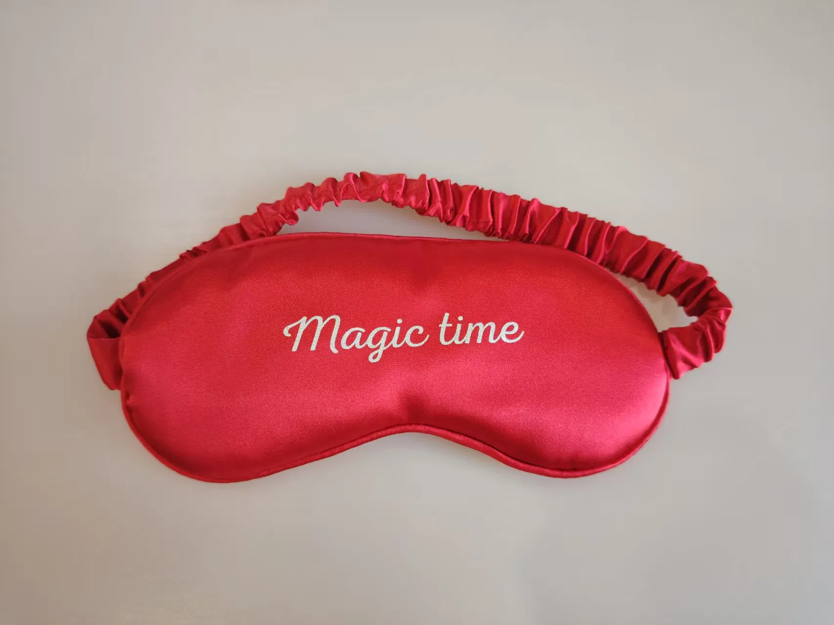 Custom Colorful Embroidery Print Silk Satin Cotton Fabric Plush Fur Eyemasks