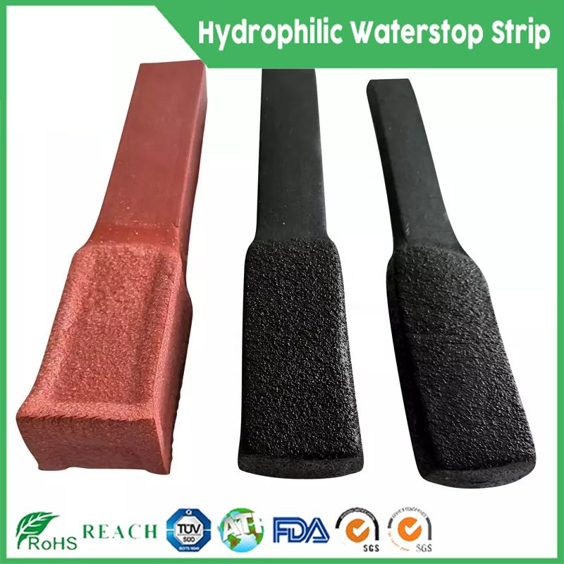 High-Expansion Rubber Water Swelling Strip for Large Reservoir Dam Joint Leak-Proof Hydraulic Sealing