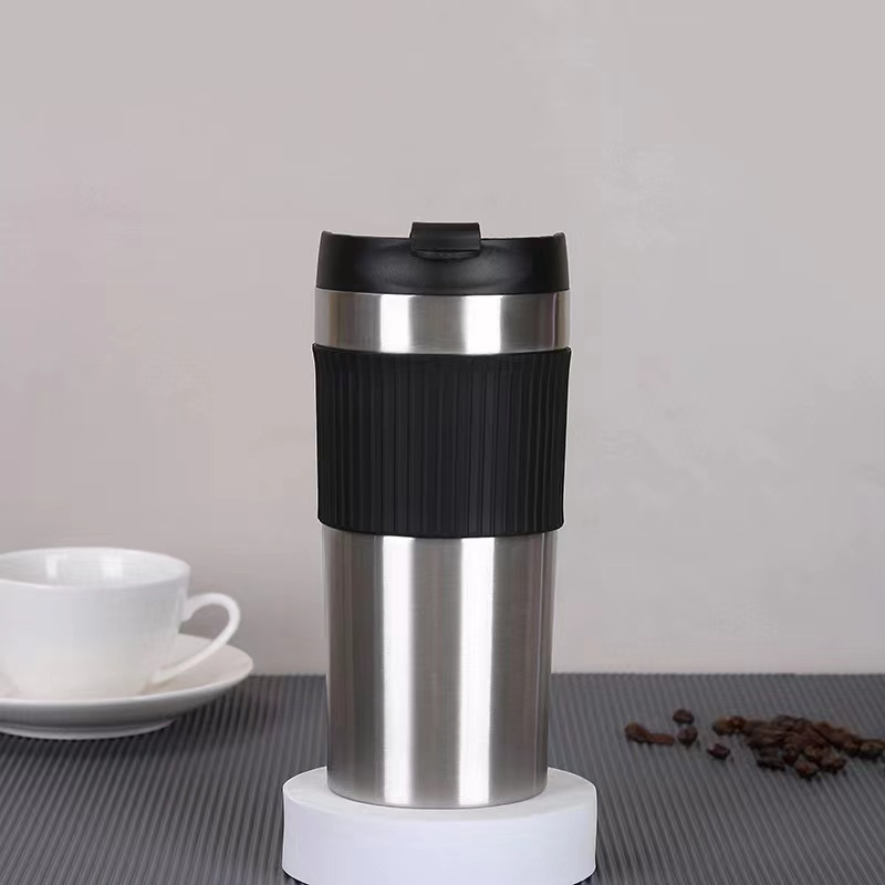 450ml Wholesale Double Walled Insulated Tumblers Vacuum French Press Stainless Steel Coffee Mug