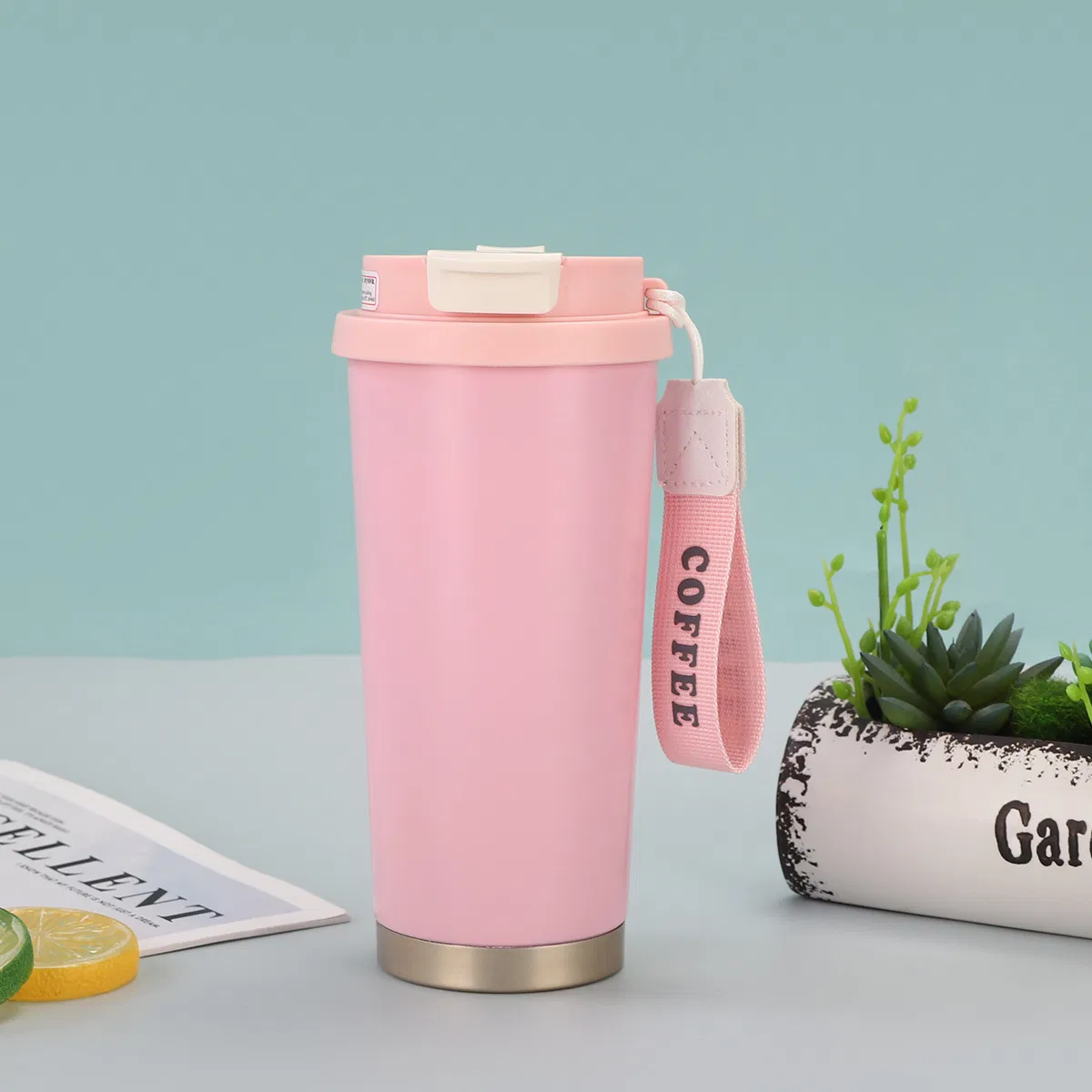 Вакуумная термокружка из нержавеющей стали, 520 мл