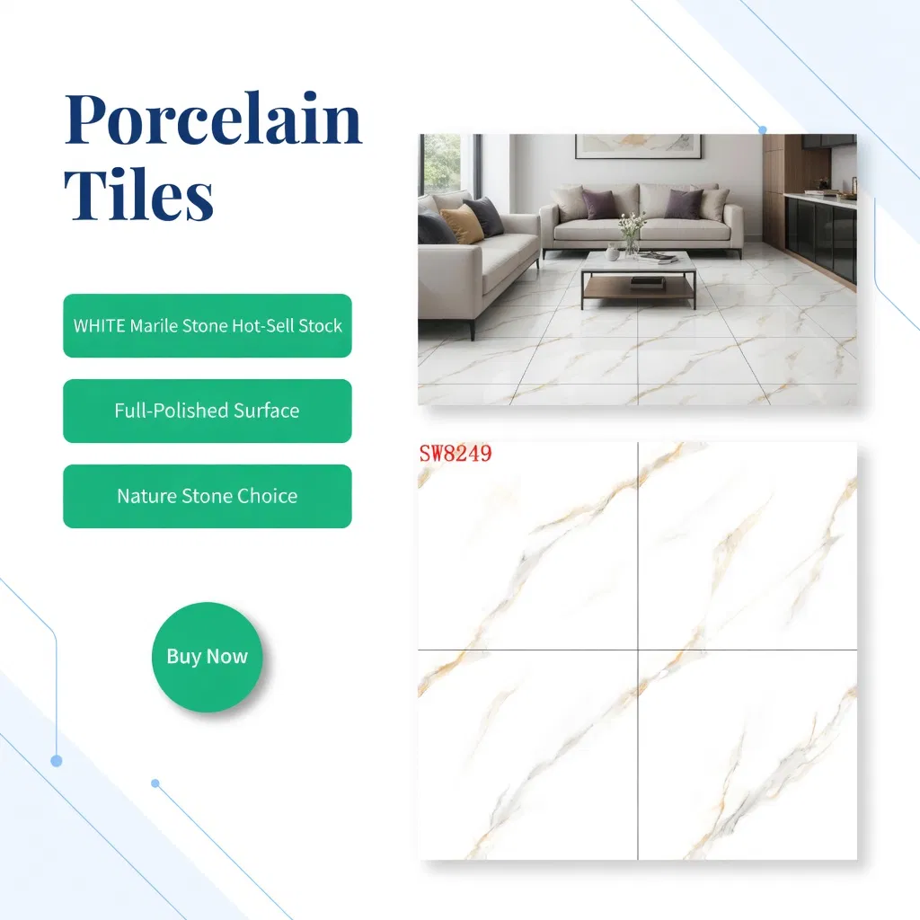 Плитка фарфоровая глянцевая 60x60 см Carrara