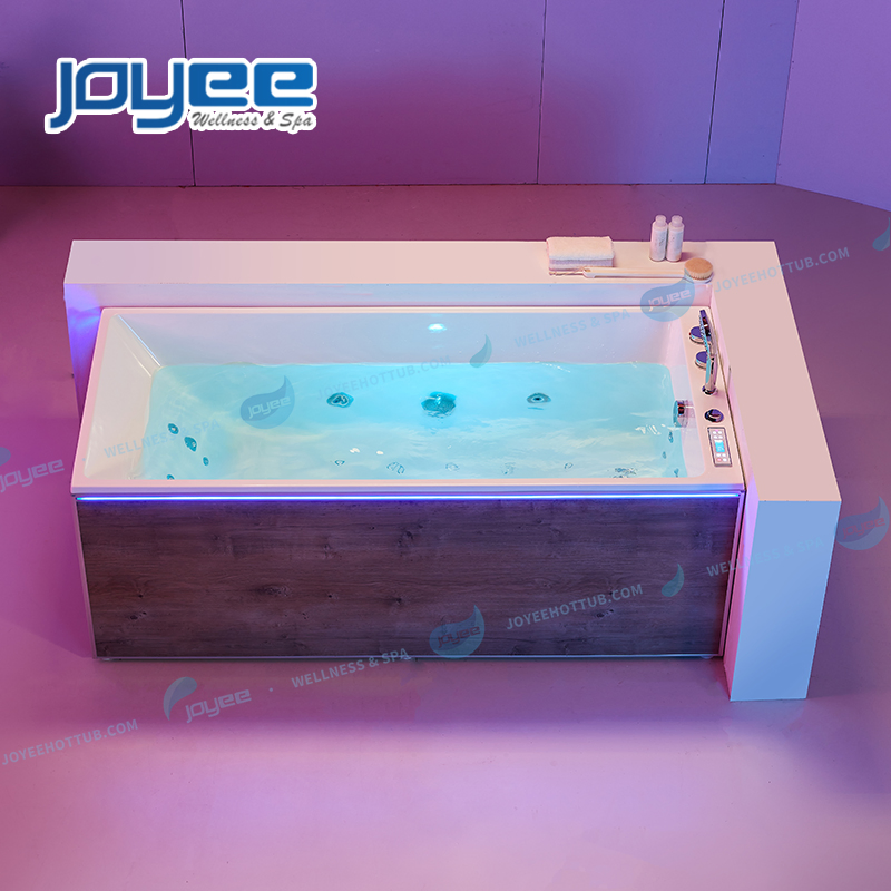Угловая акриловая ванна с гидромассажем Joyee Luxury
