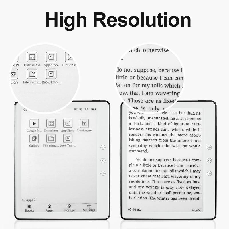 2024 New Ebook Reader with Stylus 10.3 Inch Android Free Online Reading Apps E-Ink Reader Ebook Readers Digital Notebook Tablet