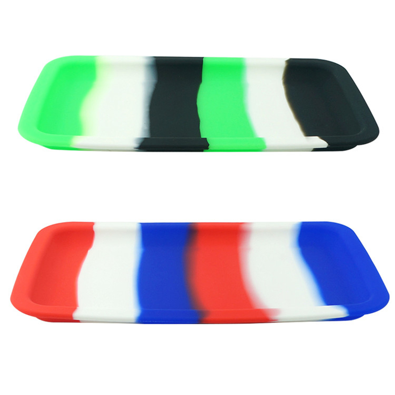 Display Trays Soft Smoking Accessories Dry Herb Silicone Rolling Tray