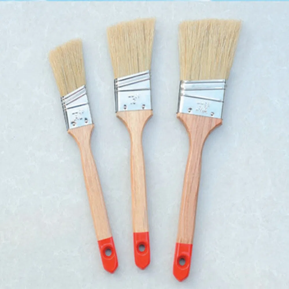 Plastic Handle Pet Hollow Tapered Filament Brush, /Painting Tools/Bristle Brush/Hand Brush 12mm