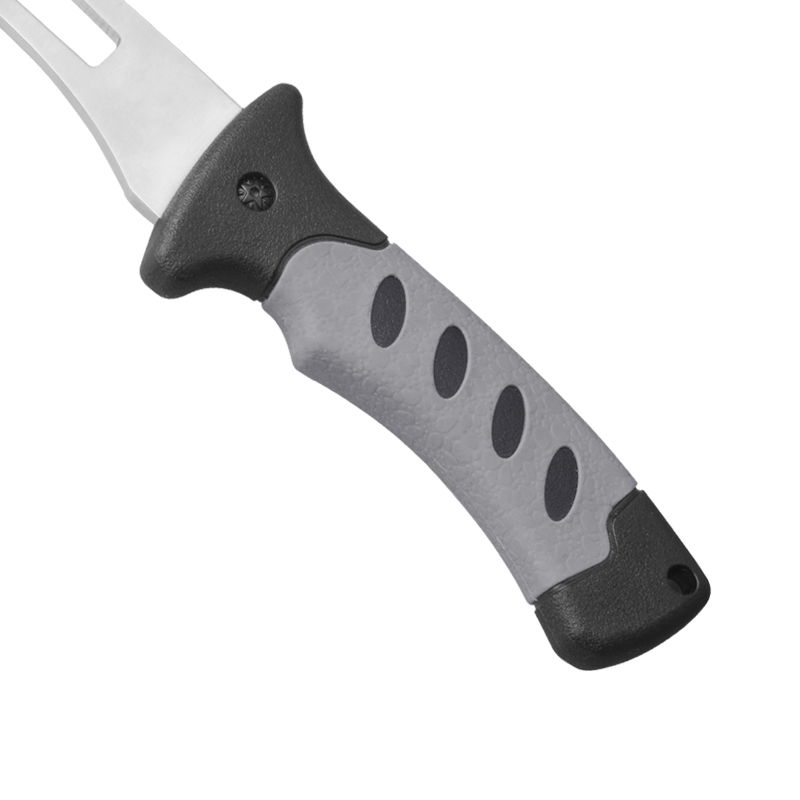 Stainless Steel Multi Function Axe with Rubber Handle (#8444)