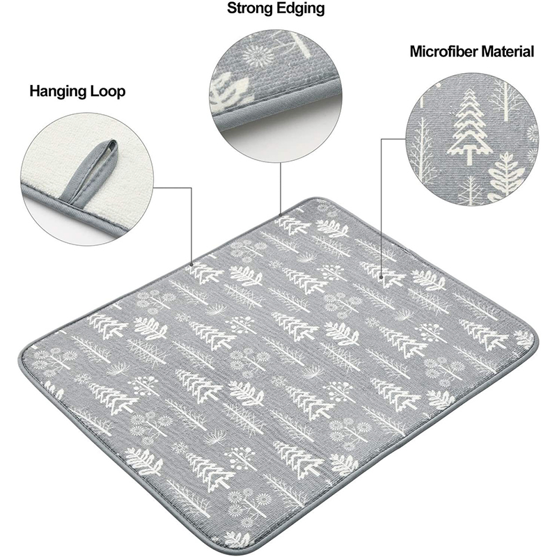 Супервпитывающий коврик для сушки посуды Esun