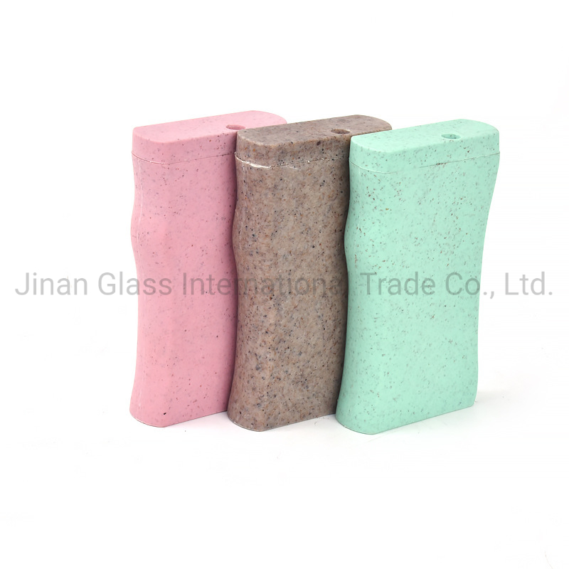 Degradable Cigarette Case Rotary Handle Paint Pipe Set with Og Pipe Cigarette Case Dugout