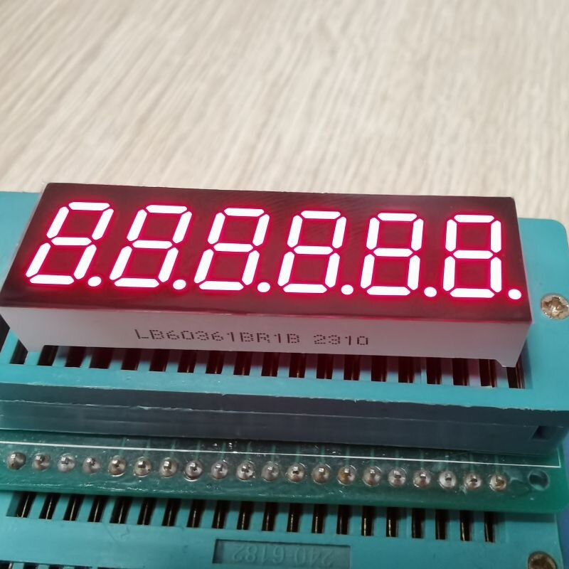 High Bright Red 7 Segment LED Display for Countdown Timers