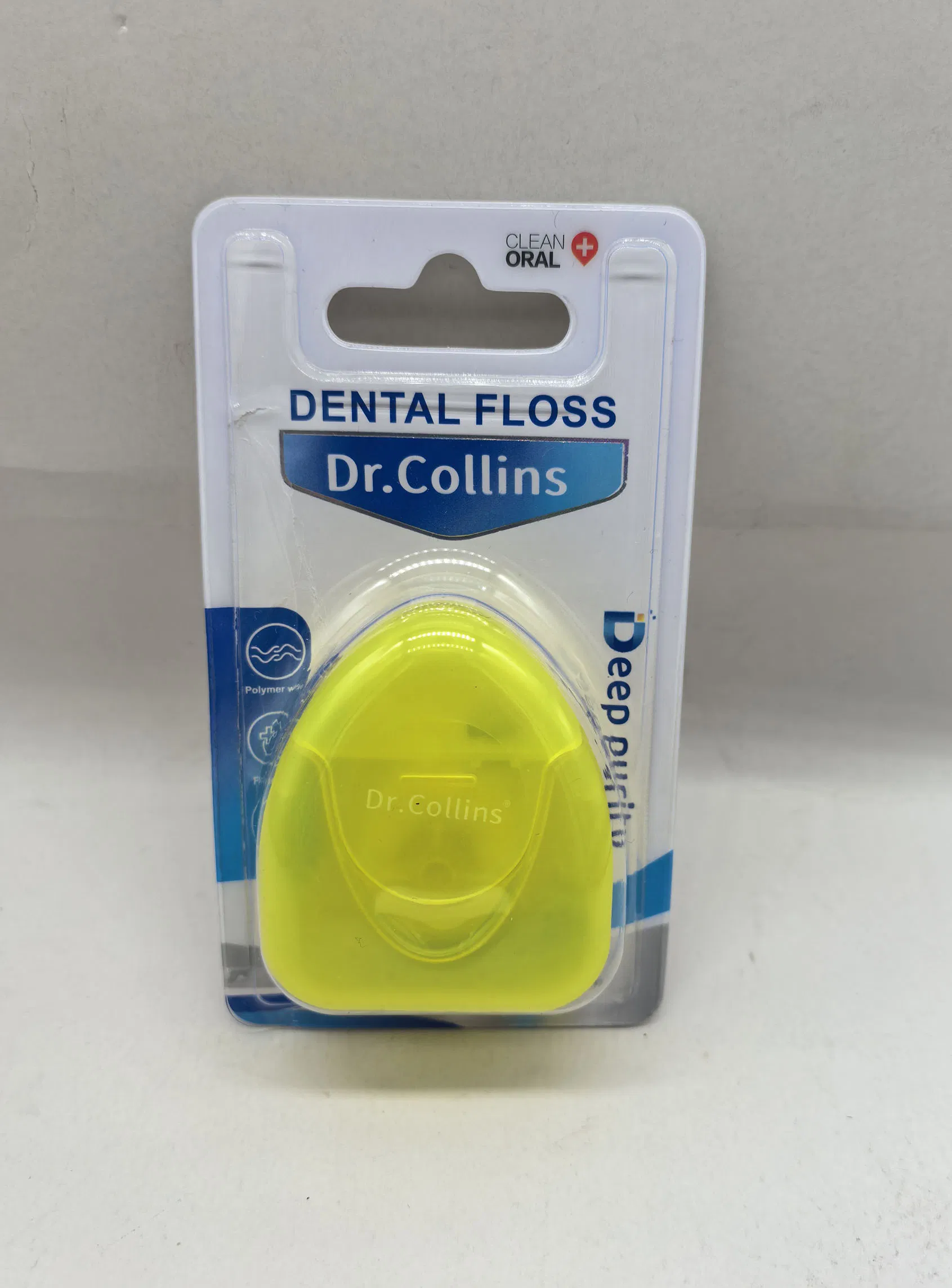 Eco-Friendly Mint Dental Floss in Paper Blister Carc Packaging