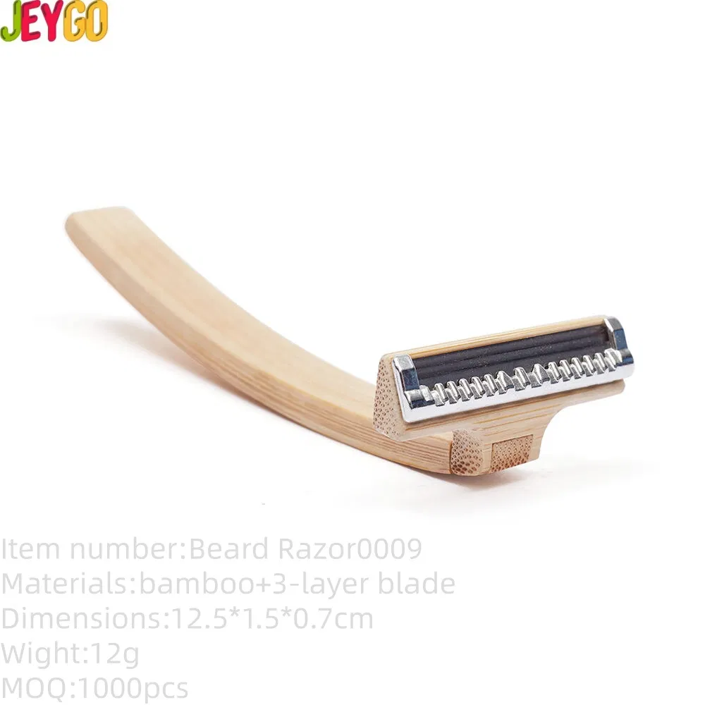 Natural Eco-Friendly Bamboo Razors with Sharp, Biodegradable Blades, Suitable for Hotel Amenities.