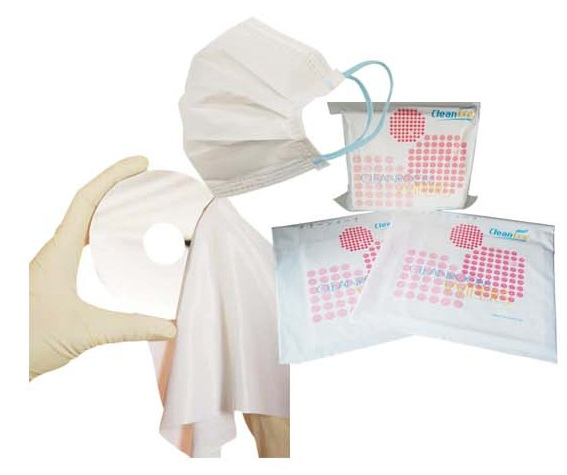 Cleanroom Polyester Black Wipers