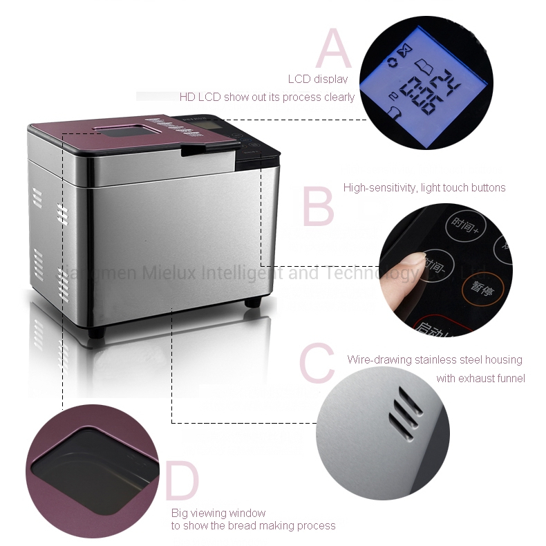 Stainless Steel Automatic Household Bread Maker