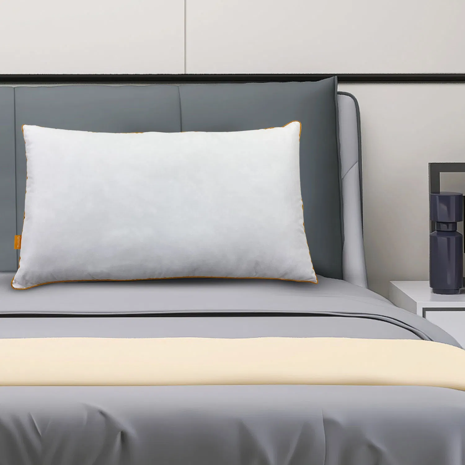 Breathable Rectangle Cotton Cover Down Alternative Soft Medium Firm Adjustable Pillow