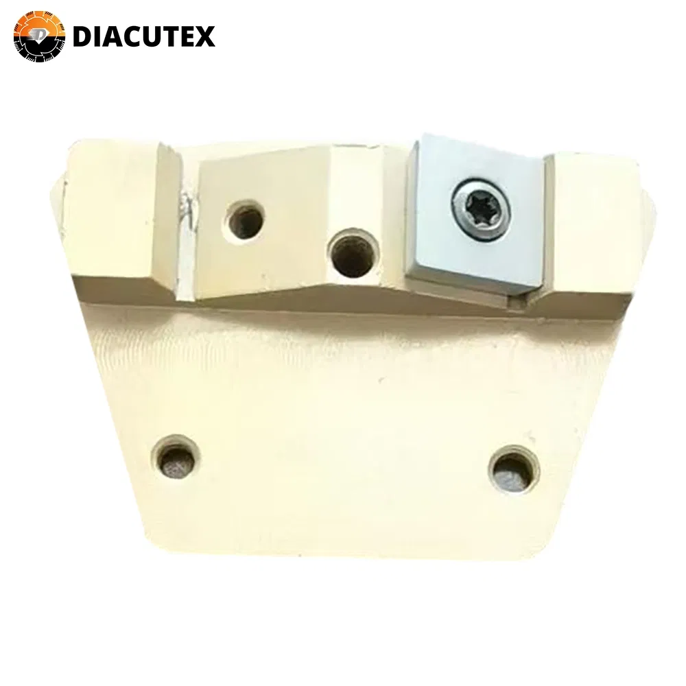 Trapezoid Diamond Scraper Grinding Plate for Concrete