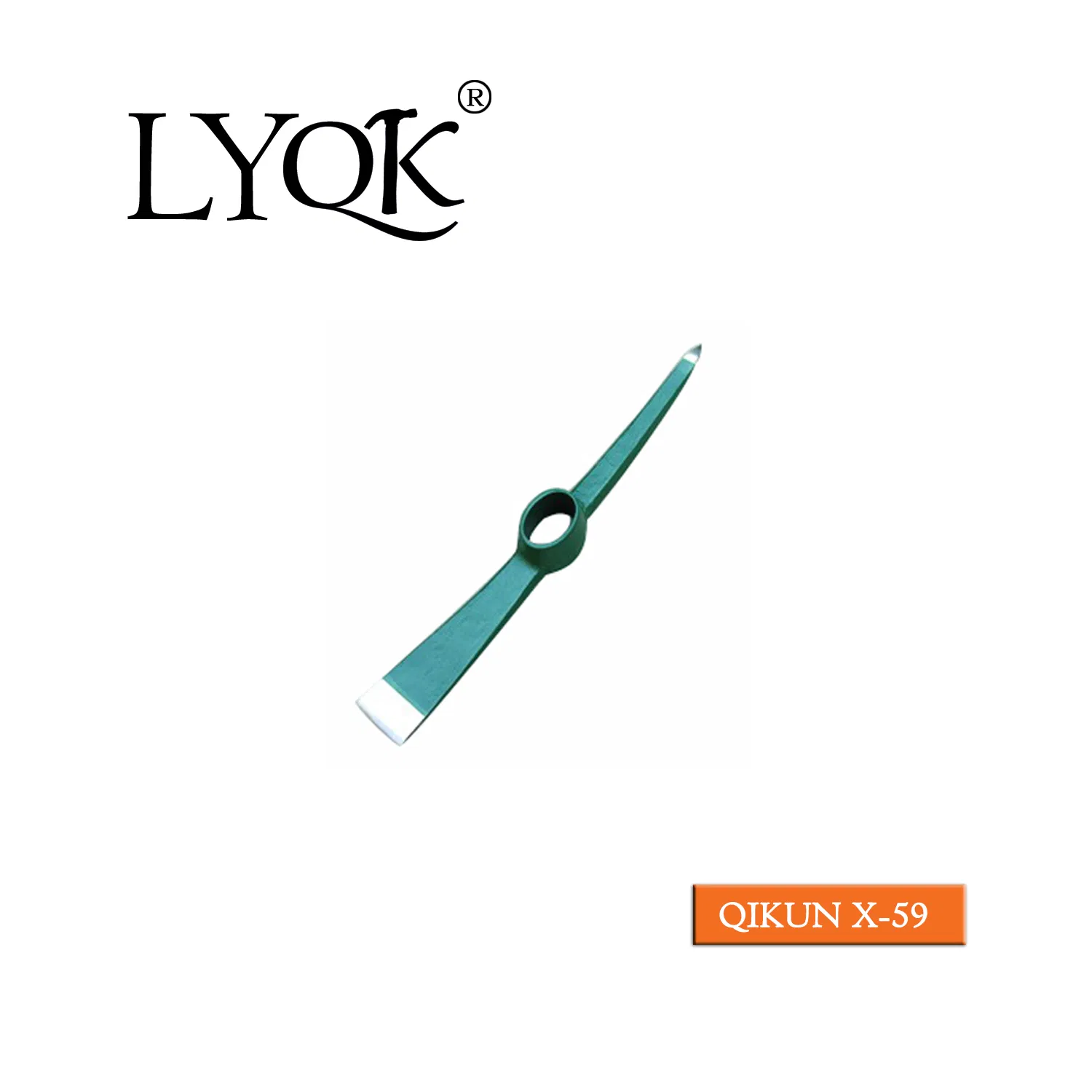 X-59 High Quality Rail Steel 65mn Agriculture Farm Garden Hardware Hand Tools Pick Head Mattock Pickaxe