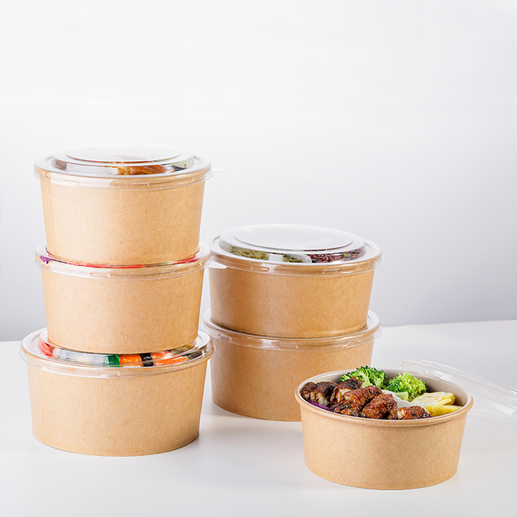 Eco Food Packaging Biodegradable Bagasse Safe Disposable Paper Food Box