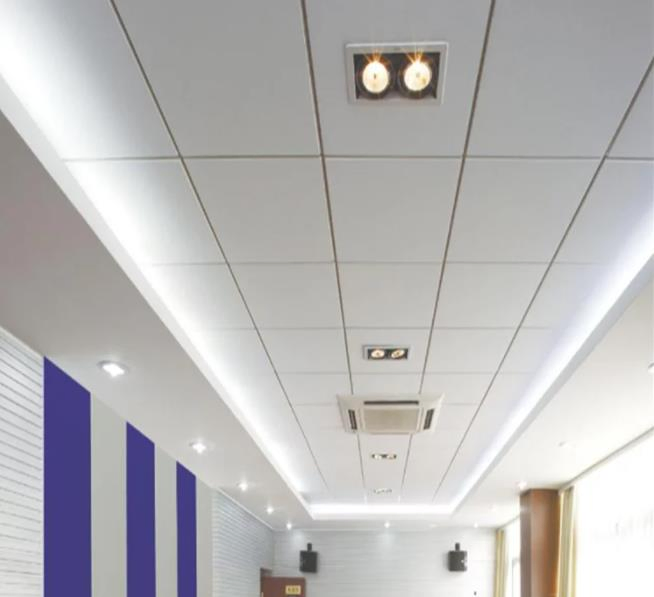 Professional Decorative Environment-Friendly Materials Insulated Fiberglass Acoustic Ceiling