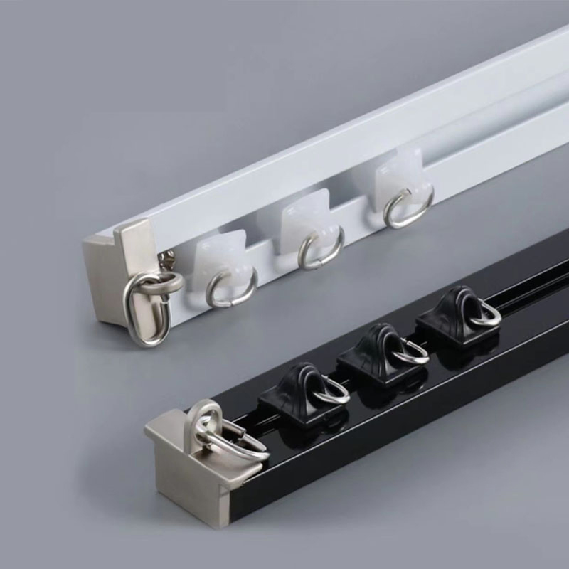 Manufacturer Home Decorative Modern Ceiling Ripple Fold Aluminum Hidden Curtain Track