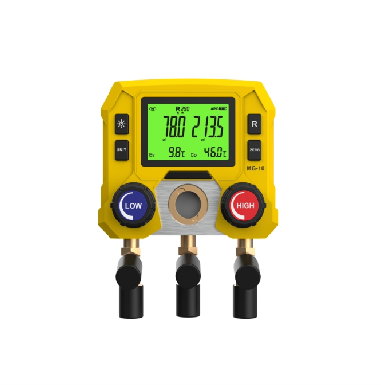 Smart Digital Display Refrigerant Gauge with Electronic Manifold