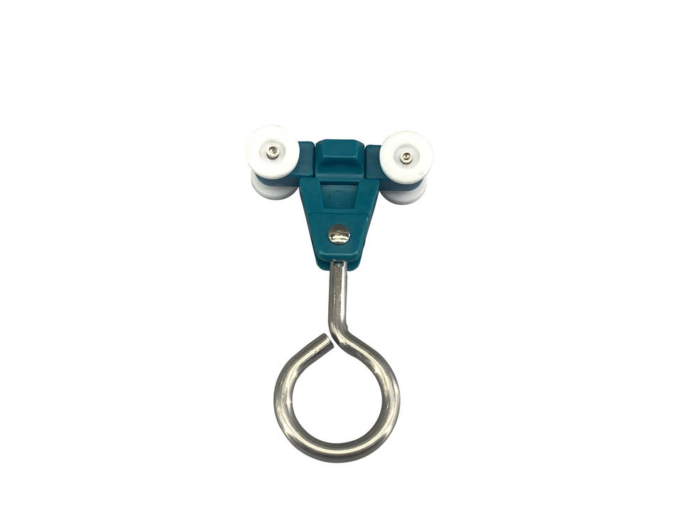 High Quality Durable Four Wheels Stainless Steel Hook Half Alloy Structure Hospital Track Runner