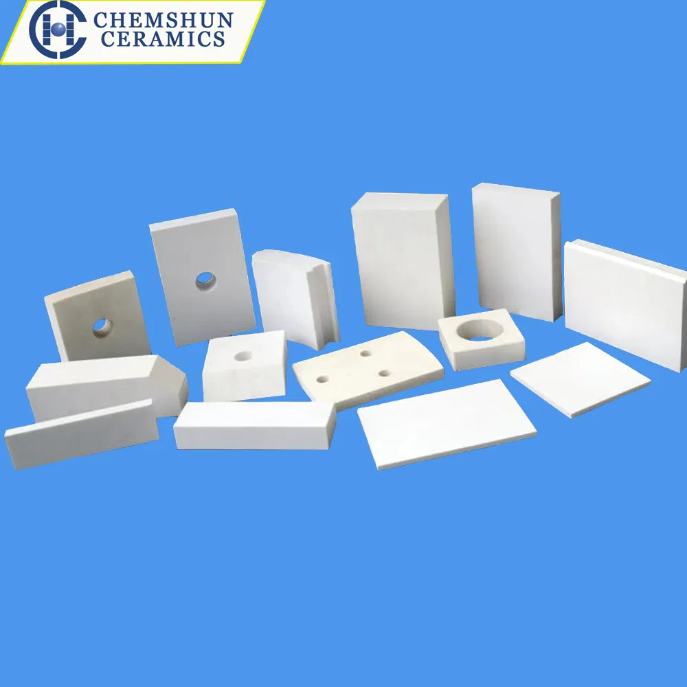 Custom-Made High Alumina Ceramic Wear Tile Linings