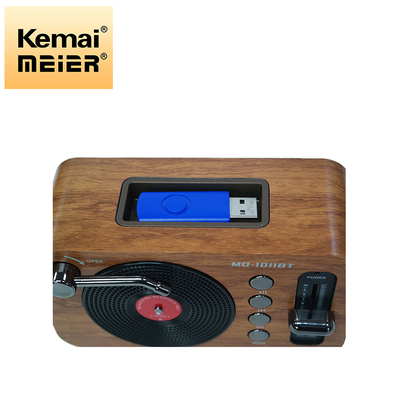 Vintage Wooden Color Radio AC DC Radio Am FM 3 Band Classic Radio