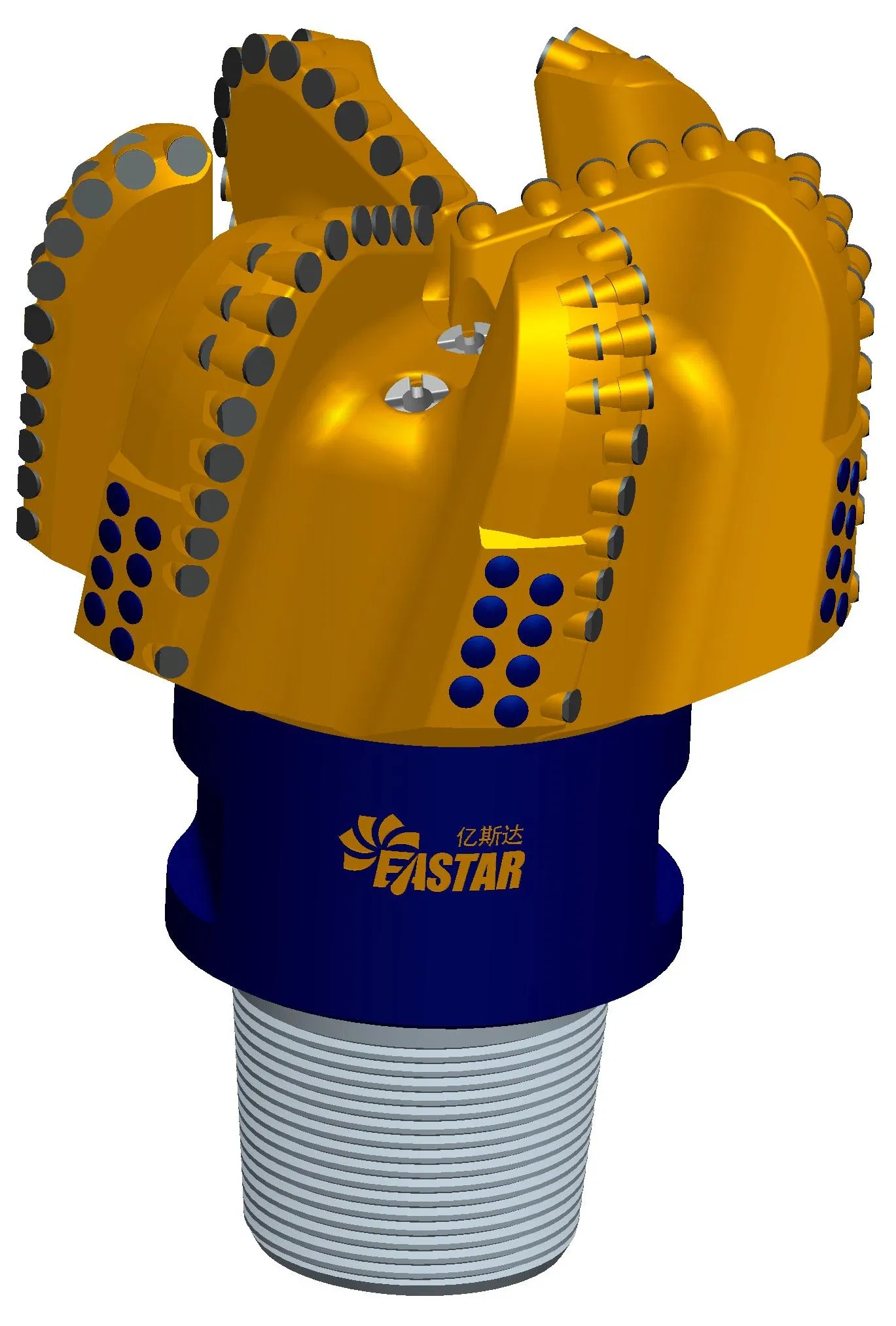 Impact-Resistant PDC Bit for Hard Formation Drilling in Oil & Gas Fields