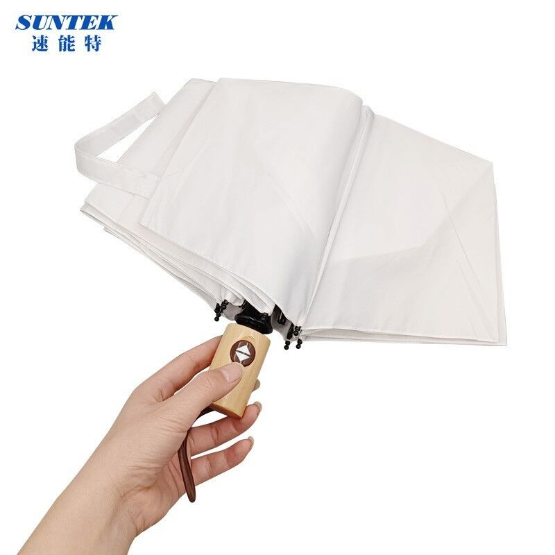 Wholesale 21 Inch Sublimation Blank Foldable Umbrella with Logo Prints Customized