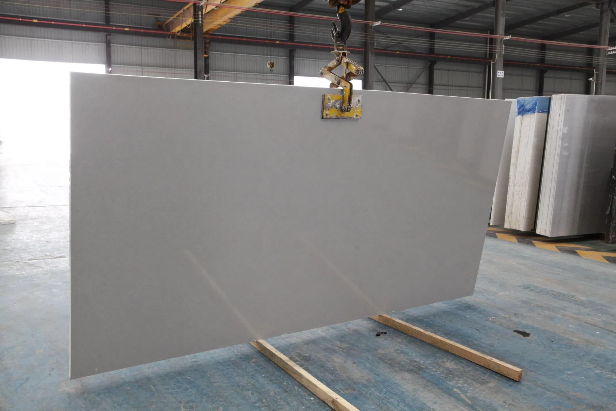 White/Grey/Black Polished Cultured Marble Stone Slab
