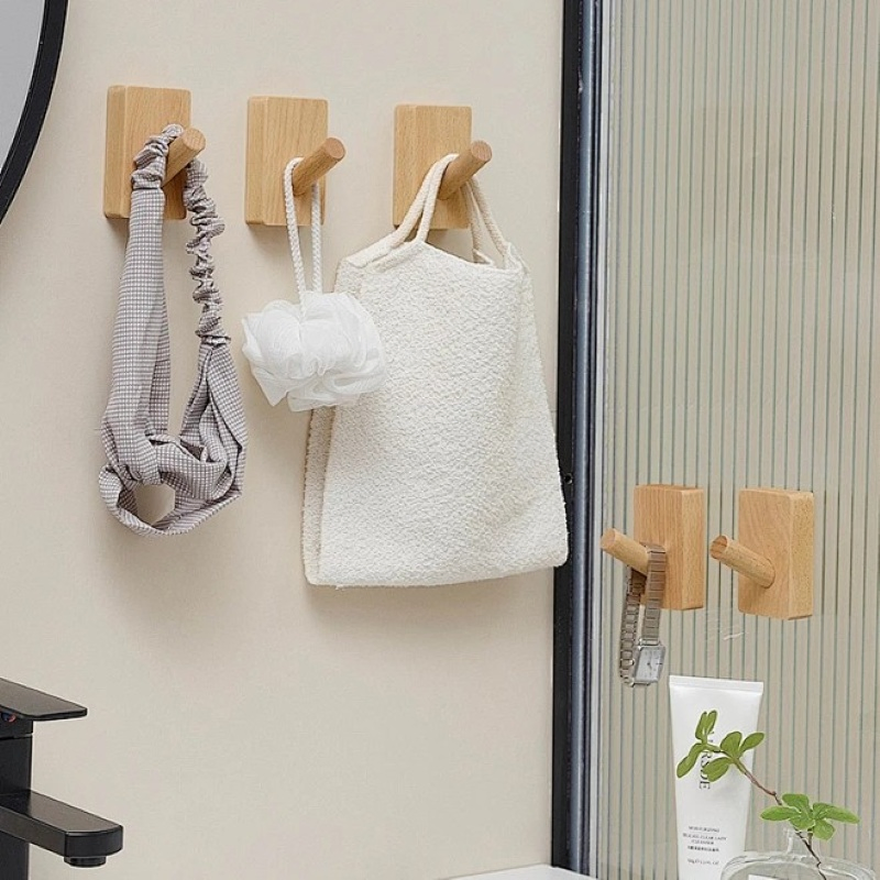 Bathroom No Drilling Plastic Wall Mounted Storage Box Stainless Steel Towel Holder Self-Adhesive Towel Rail Single Rod Paper Towel Rack