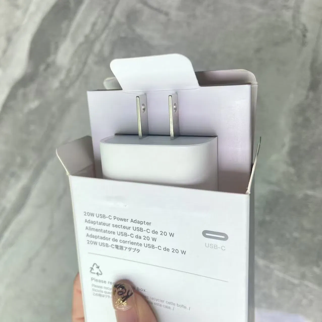 20W Pd Fast Charger USB-C Power Adapter for Apple iPhone iPad