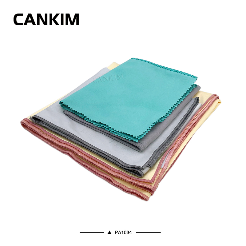 Newly Designed Page-Style Eye Glasses Cleaning Cloth Gold Polishing Cloth Polishing Cloth for Jewelry with Logo