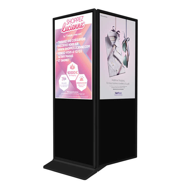 55/65/75 Inch 4K Ultra HD LCD Advertising Display Screen