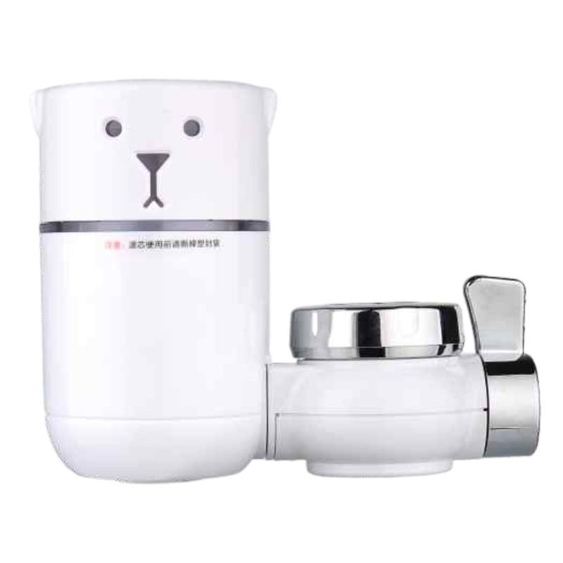 Plastic Durable Tap Water Filter Portable Household Kitchen Water Filter Manual Activated Carbon Tap Faucet