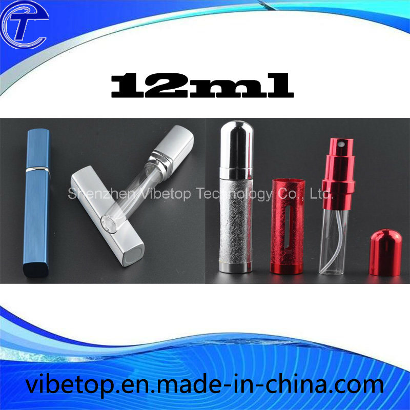 Mini Aluminum Perfume Sprayer Atomizer Bottle Refilled with Bottom
