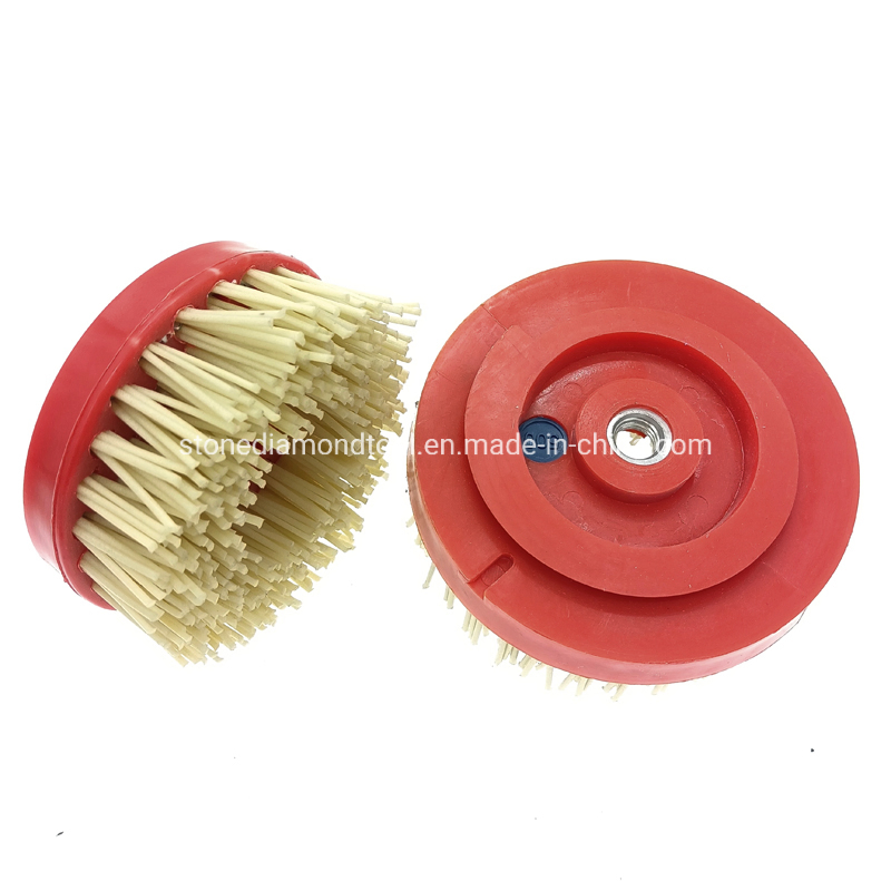 100mm 125mm M14 5/8"-11 Antique Abrasive Stone Polishing Diamond Brushes