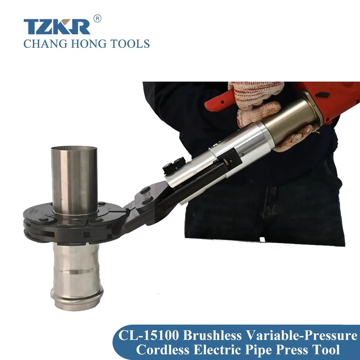 Cl15100 Electric Press-Changeable Hydraulic Battery Powered Brushless Variable-Pressure Cordless Crimping Tool
