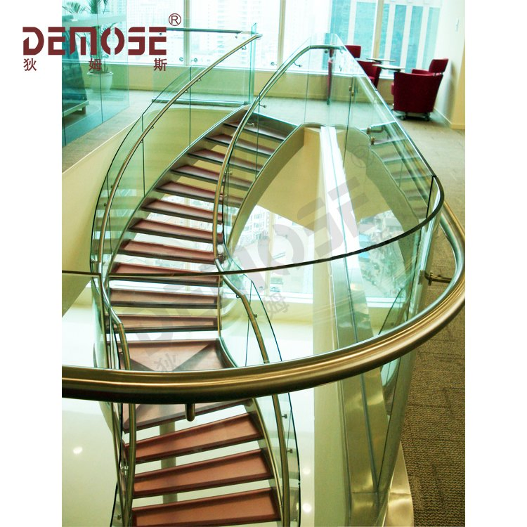 High Repurchase Rate Double Sleek Steel Plate Staircase for Selling (DMS-2001)