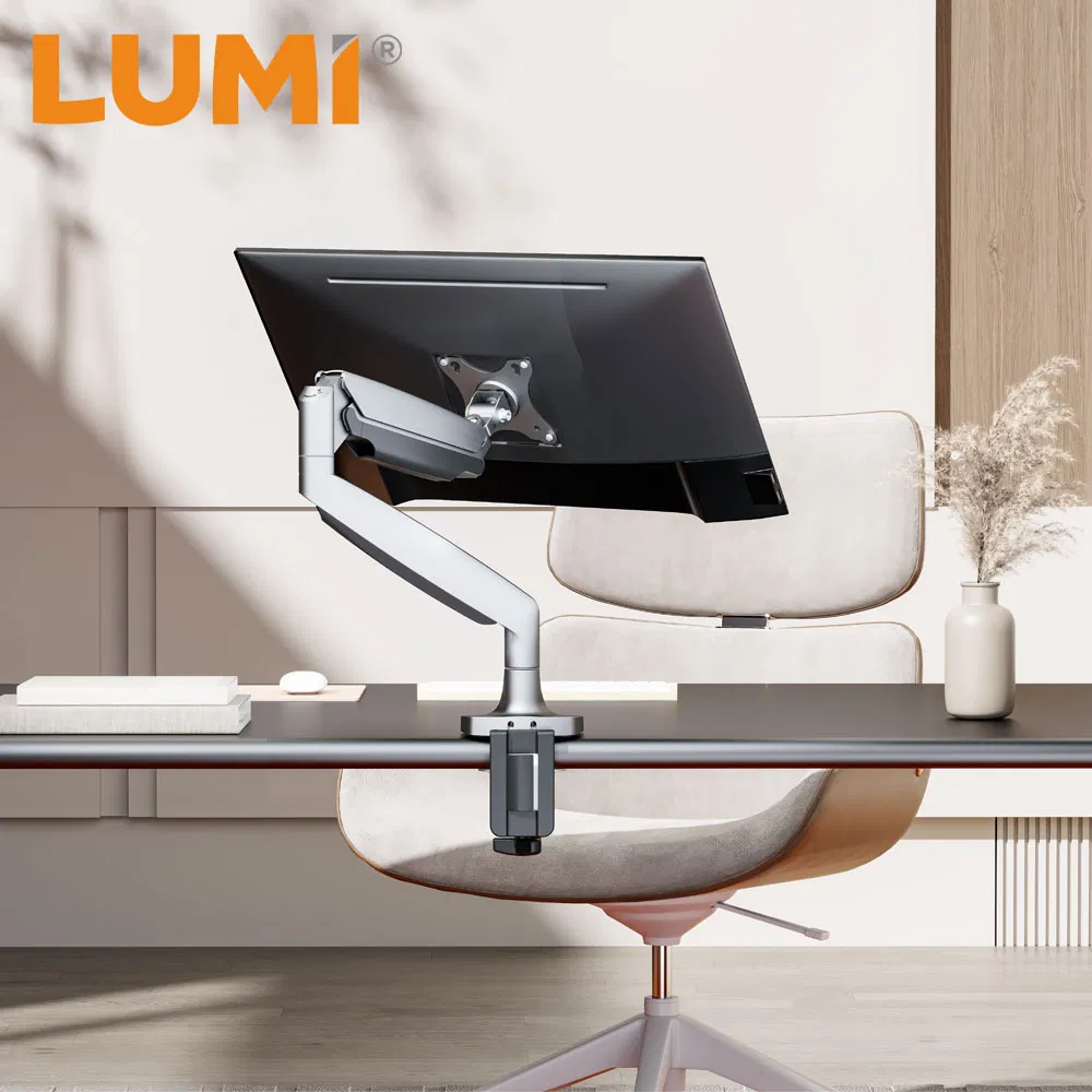 Кронштейн для монитора с газовой пружиной и USB, до 45 дюймов