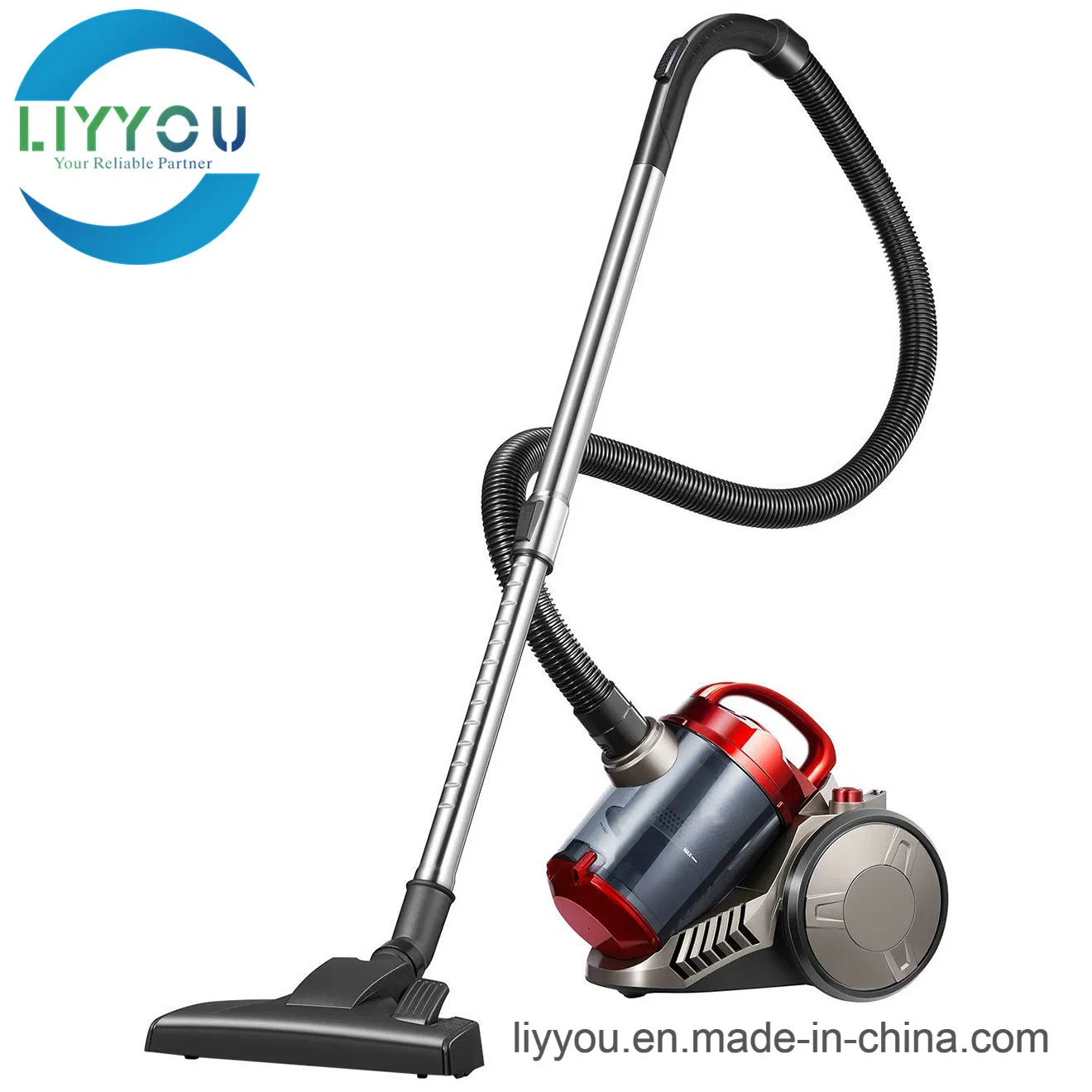 Corded Bagless Canister Vacuum Cleaner with HEPA Air Outlet Filter
