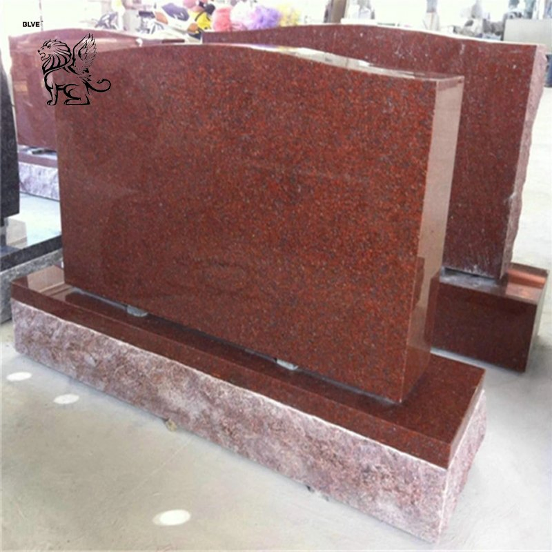 Black Natural Stone Cemetery Guardian Angel Gravestone Granite Grave Monument Tombstone Factory