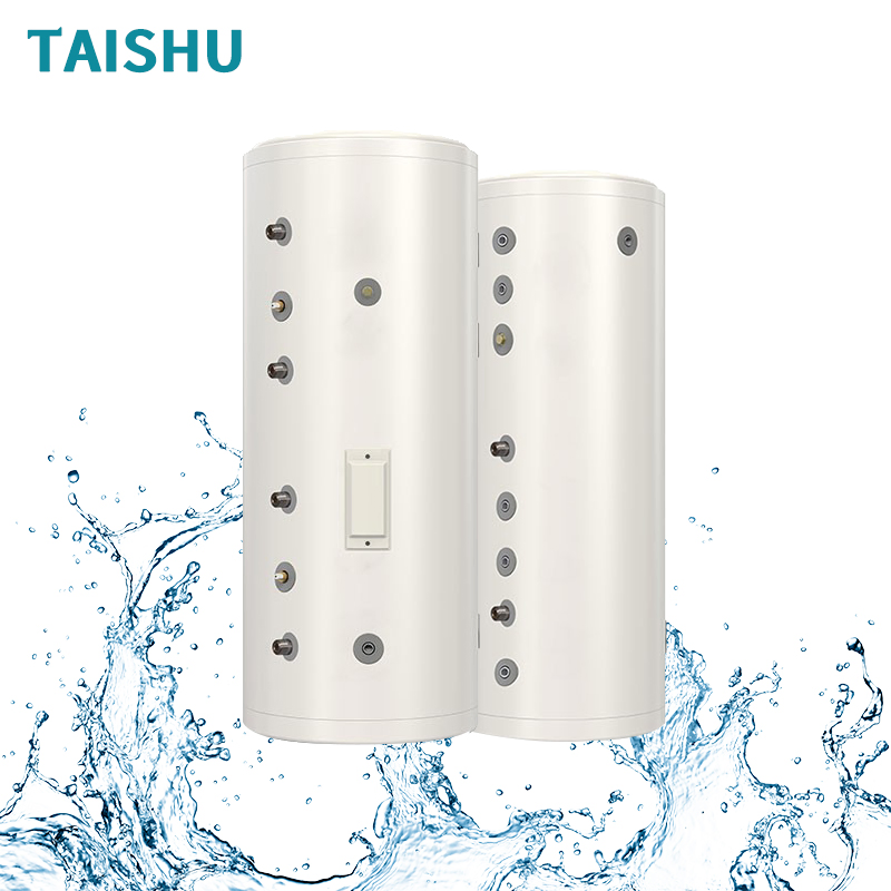 Anti-Explosion Solar Powered 200L Single Coil Solar Water Tank Hot Water Cylinder