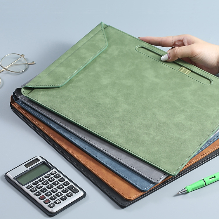 Портфель для документов из искусственной кожи с логотипом